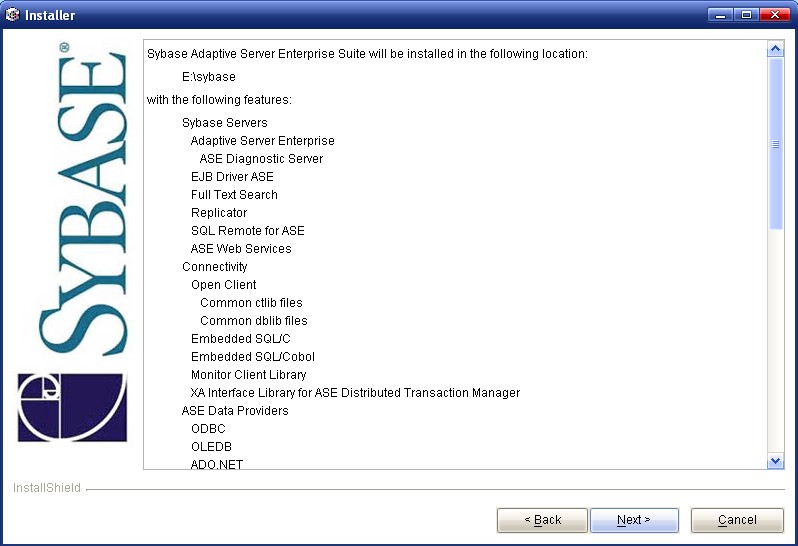 Sybase12.5 图文安装教程